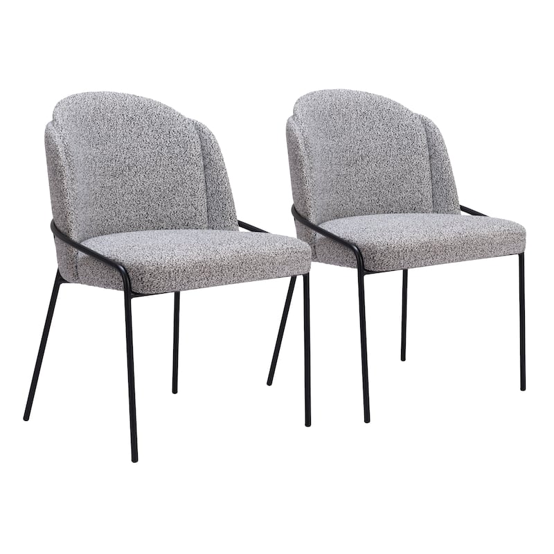 Jambi Dining Chair Black & White