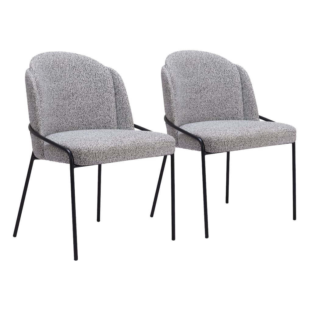 Jambi Dining Chair Black & White