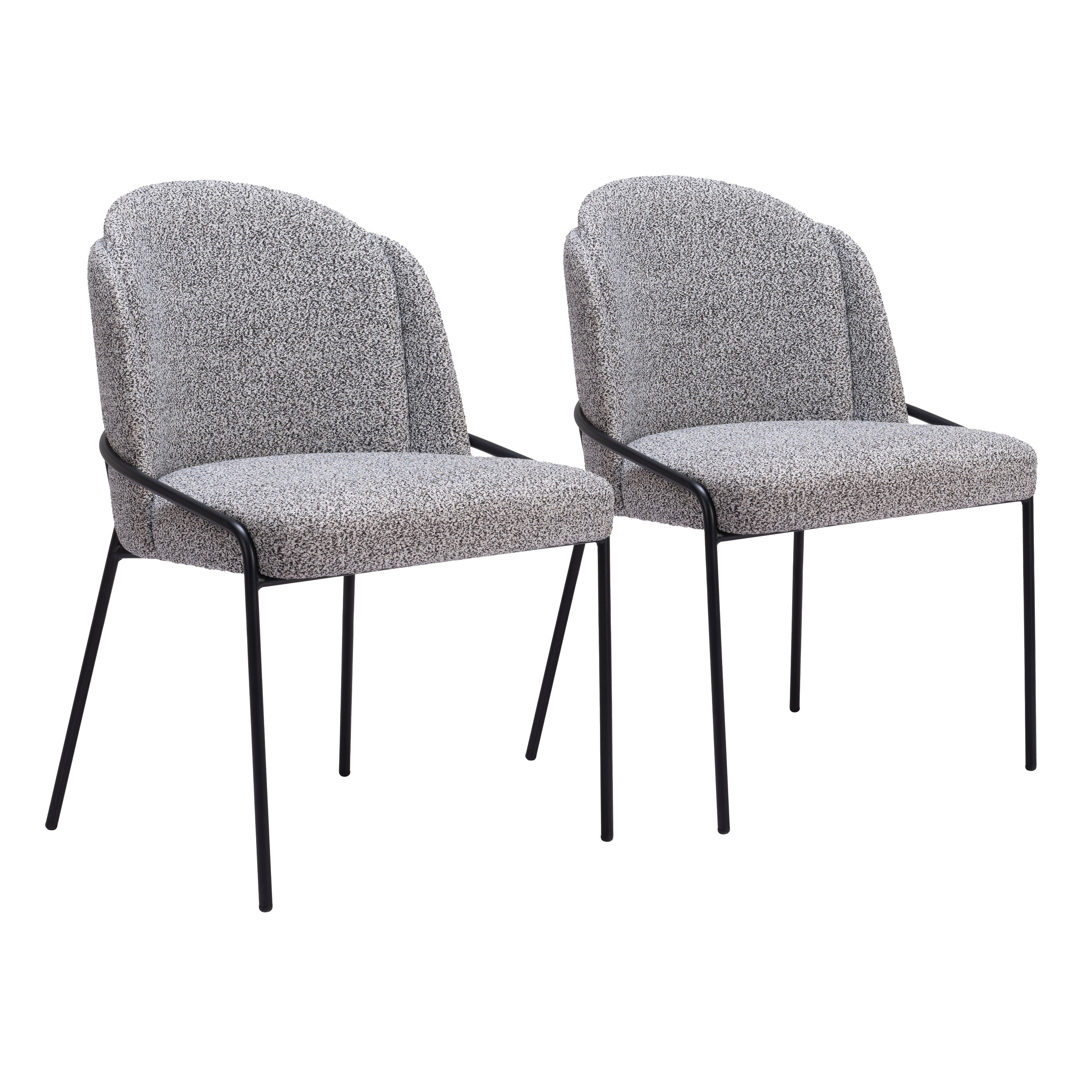 Jambi Dining Chair Black & White