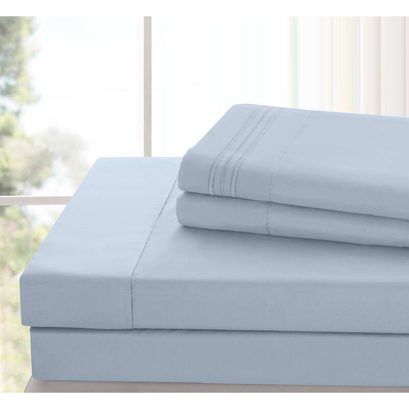 6 Piece Bed Sheet Set Deep Pocket Ultra Soft Microfiber Bedding Sheets