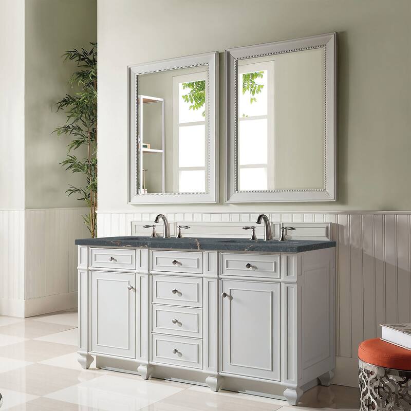 James Martin Vanities 157-V60D-FPBL Bristol 60" Free Standing Double