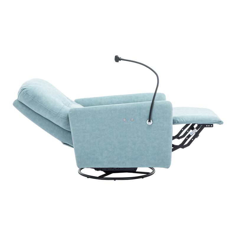MERAX 270 Degree Swivel Electric Recliner Rocking Motion Recliner