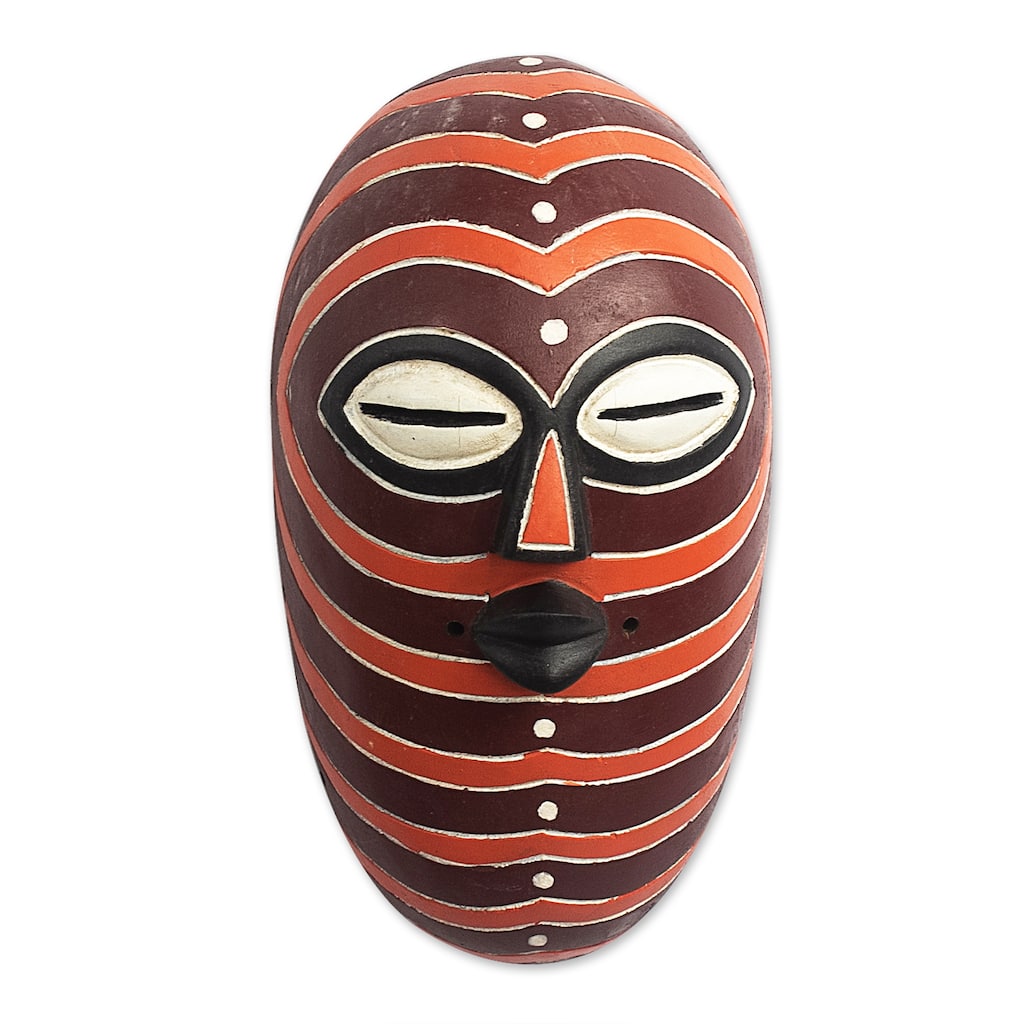 Novica Handmade Songye African Wood Mask