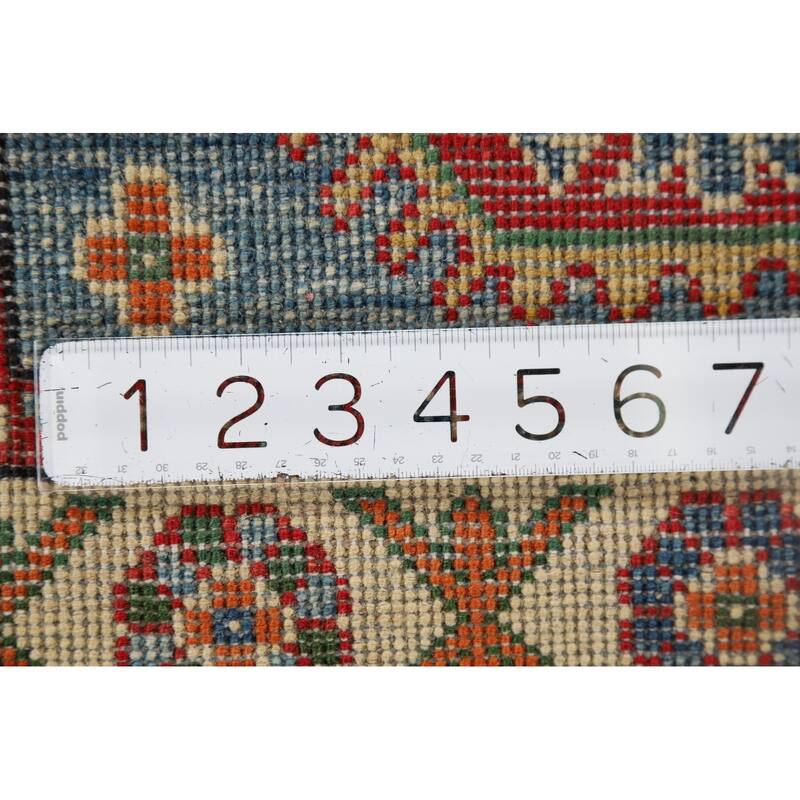 Blue Kazak Accent Rug Handmade Wool Carpet - 2'1" x 3'1"