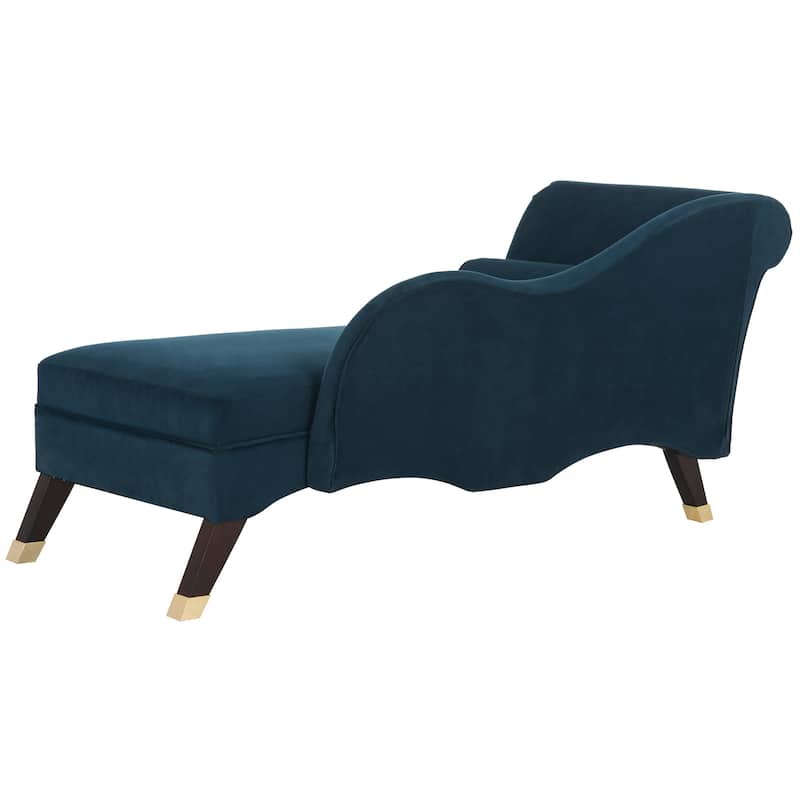 SAFAVIEH Karan Mid-Century Modern Chaise with Pillow - 63Wx28Dx30H