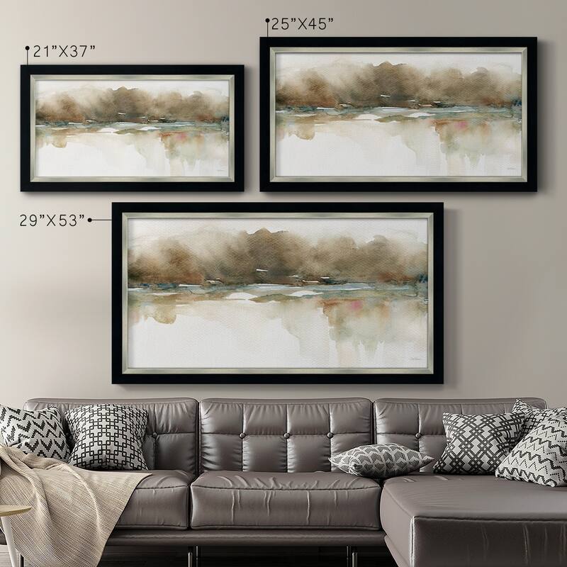 Softer Reflections Premium Framed Canvas- Ready to Hang