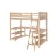 preview thumbnail 12 of 16, Scandinavian Twin Loft Bed with Wraparound Desk & Shelves