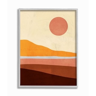 Color Block Poster: Color Persian Orange Framed Art Print – BRUSH DREAMS  art studio