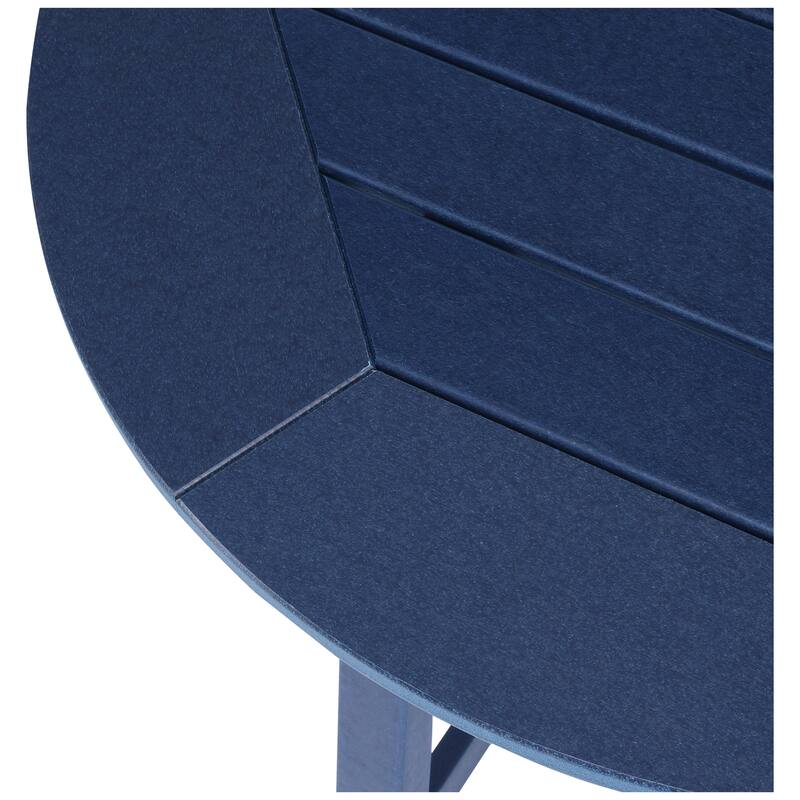 Polytrends Laguna Hdpe All Weather Outdoor Patio 35" Round Counter Table