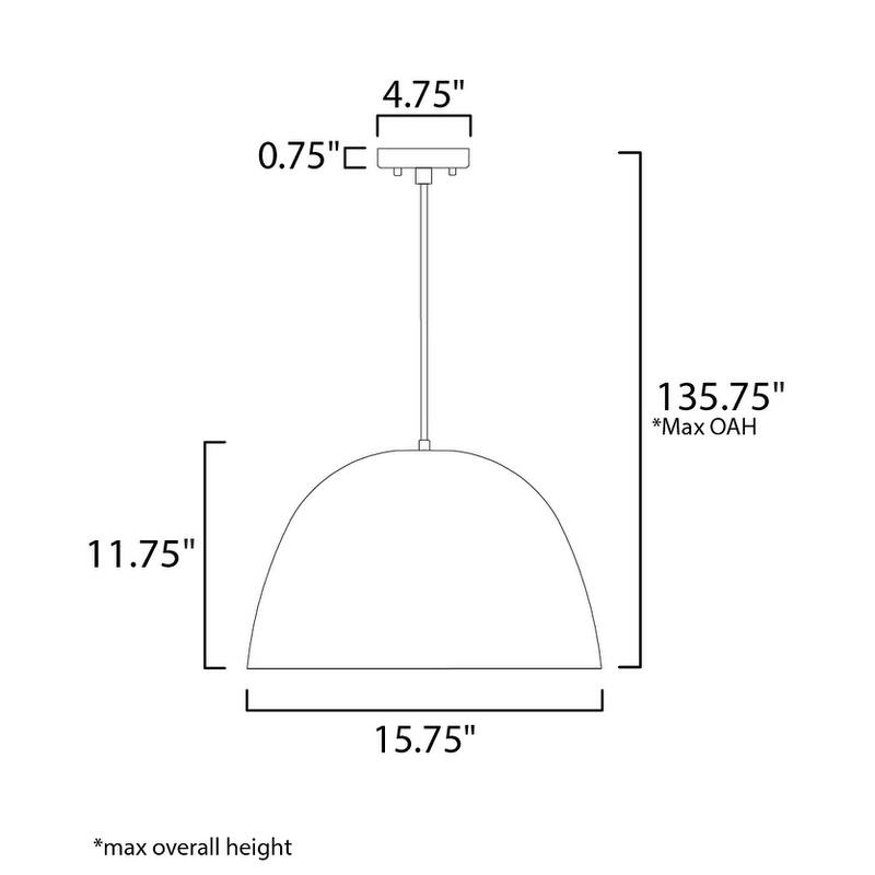 Palla 16" LED Pendant