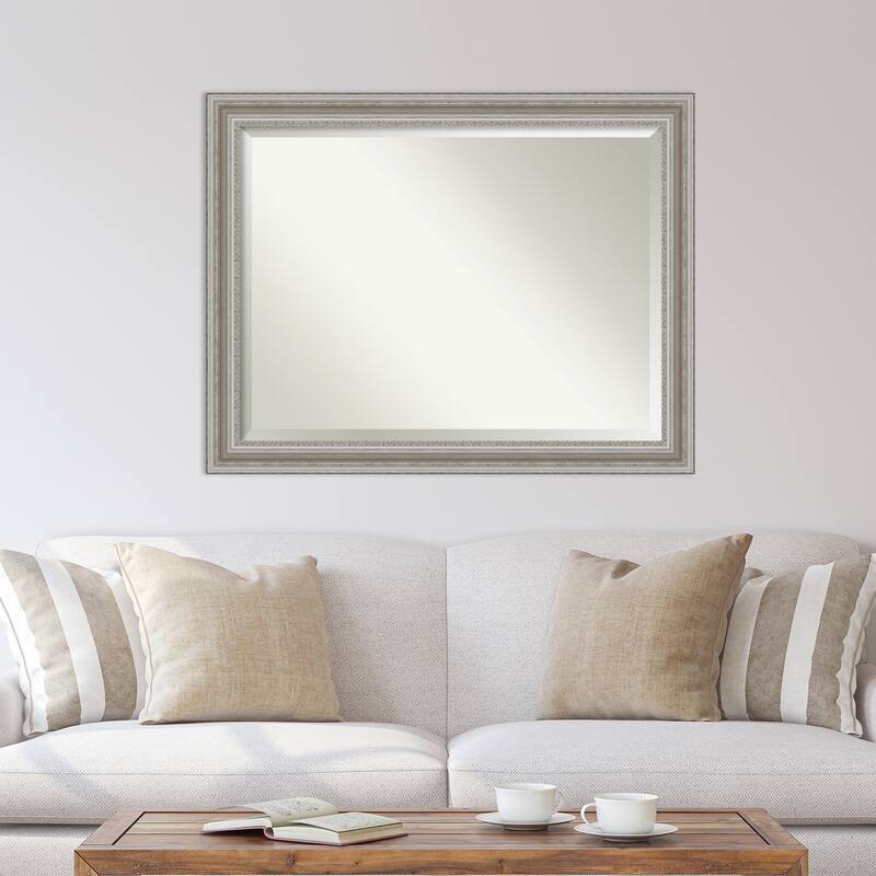 Beveled Wall Mirror - Parlor Black Frame