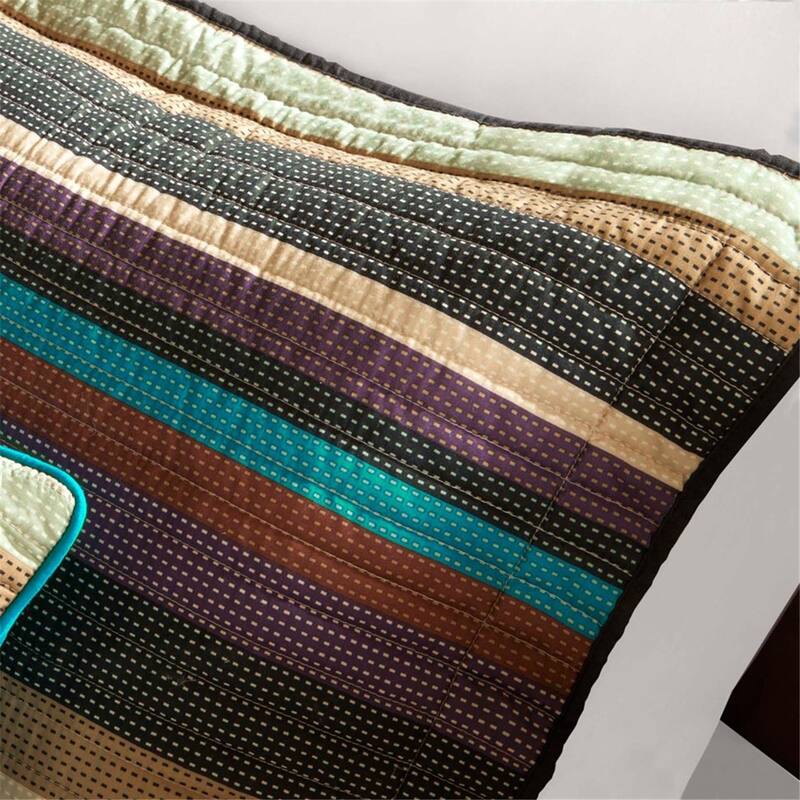 GDF Studio - Reversible Quilt Set with Decorative Throw Pillows