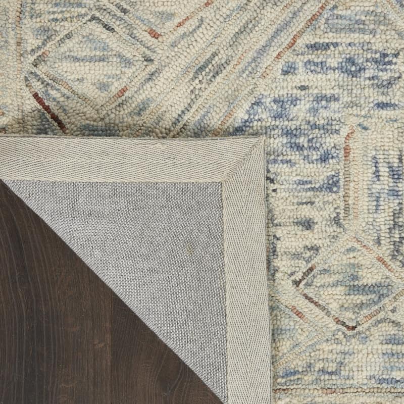 Duhe Power Loomed Geometric Modern Soft Area Rug By HomeRoots - 90' X '60' X '0.5