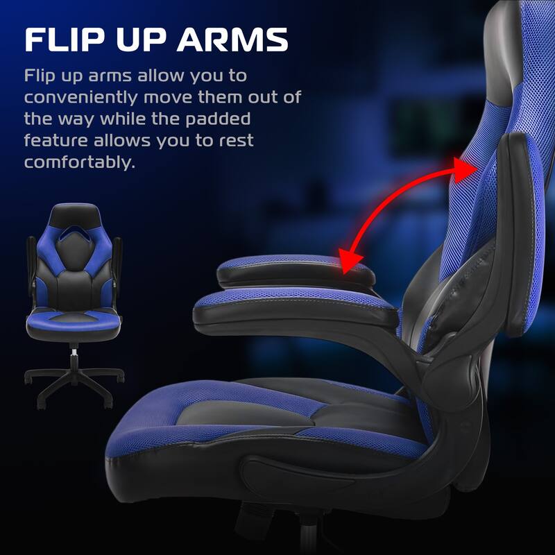 RESPAWN 3085 Ergonomic Gaming Chair, High Back PC Computer Desk Office Chair, Flip-up Arms
