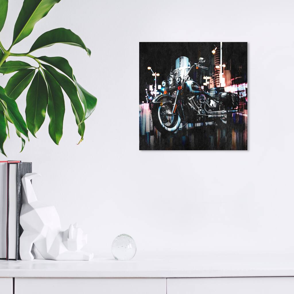 Wynwood Studio Fashion and Glam A True Ride Black and Modern & Contemporary Wall Art Canvas Print
