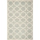 preview thumbnail 98 of 155, SAFAVIEH Handmade Chatham Clemma Modern Moroccan Wool Rug 6' x 9' - Grey/Ivory - Rectangle