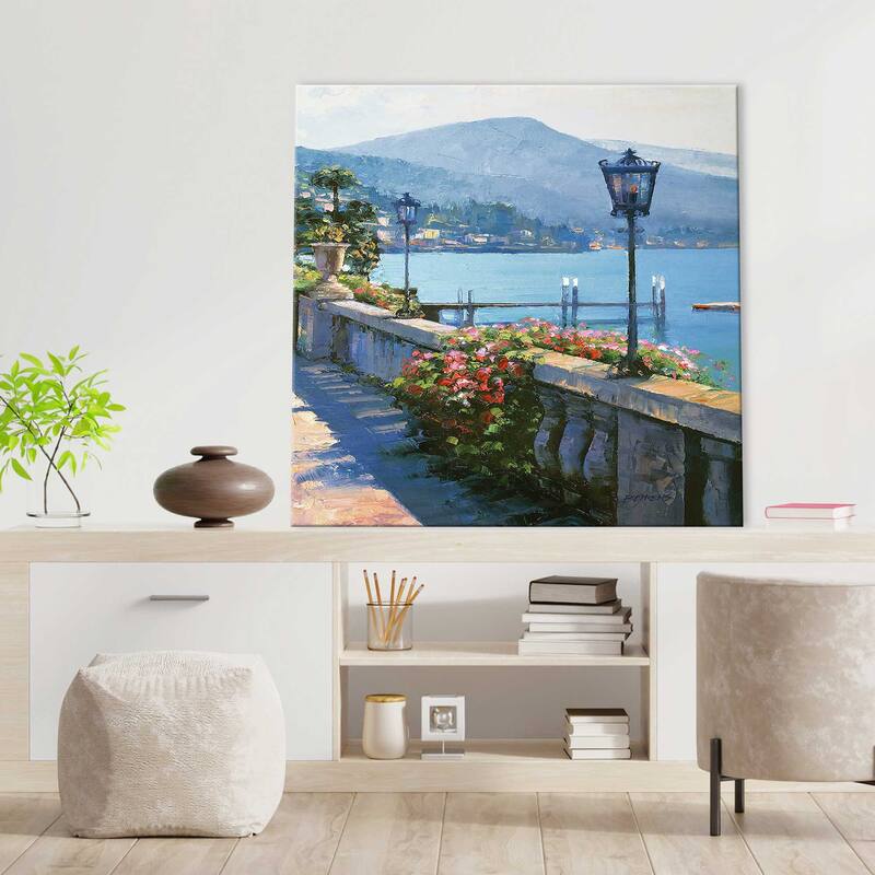 "Bellagio Promenade" by Howard Behrens II Print on Canvas