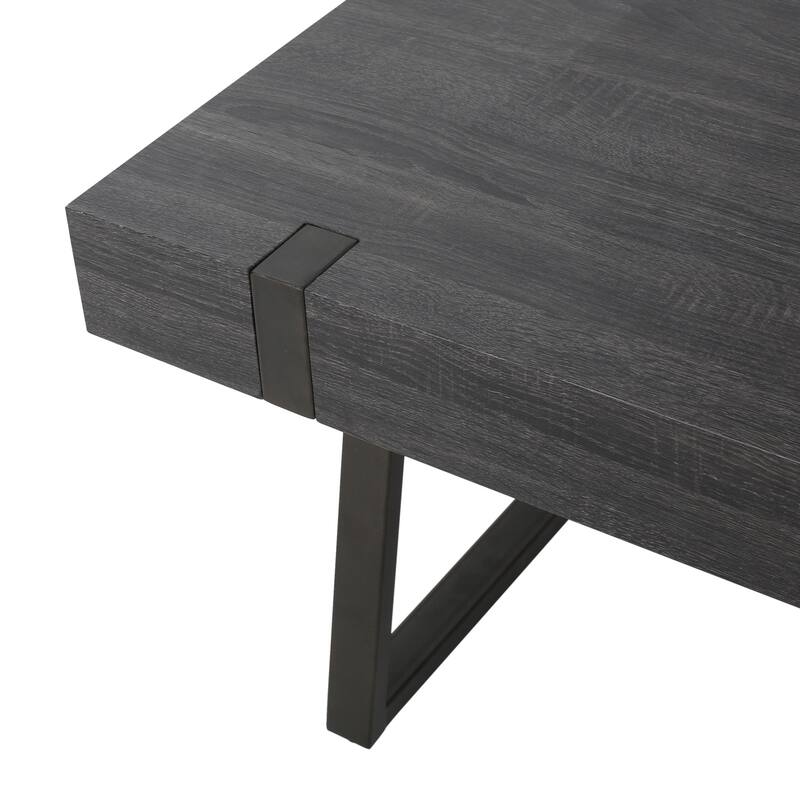 Abitha Faux Wood Coffee Table by Christopher Knight Home - 43.25" L x 23.60" W x 16.75" H