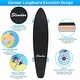 preview thumbnail 3 of 6, 42 in. Beach Swimming Longboard Skateboard Drop Through Deck Complete Maple Cruiser Freestyle, Camber Concave