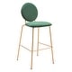 preview thumbnail 3 of 8, Odessa Barstool Green & Gold