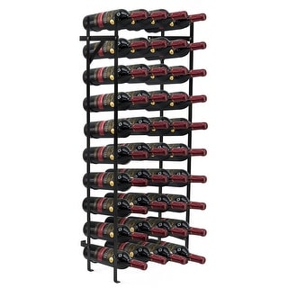 Freestanding Metal Wine Rack - Up to 150 Wine Bottles