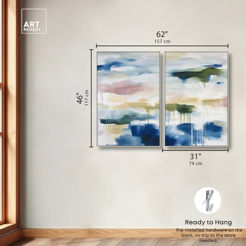 Kairos II Canvas Set of 2 by Art Remedy