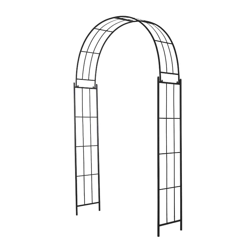 Black or White Contemporary Garden Arbor