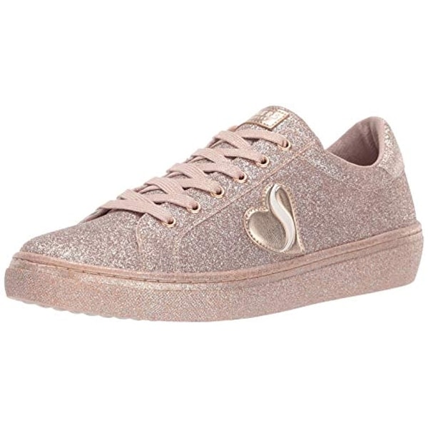 rose gold glitter sneakers womens
