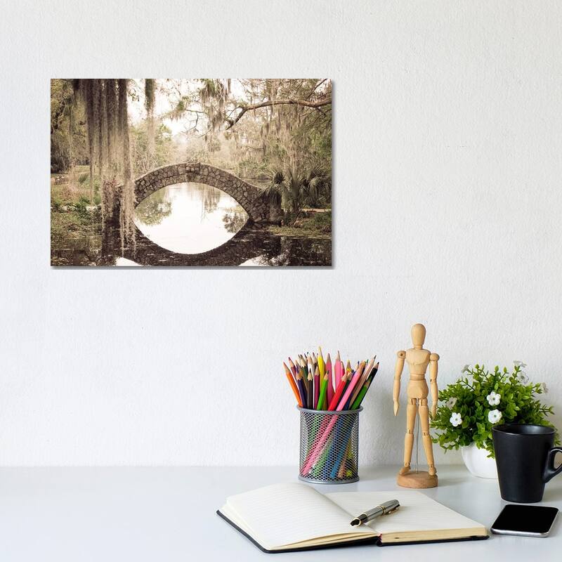 iCanvas "New Orleans City Park III" by Ann Hudec Canvas Print - 8x12x0.75