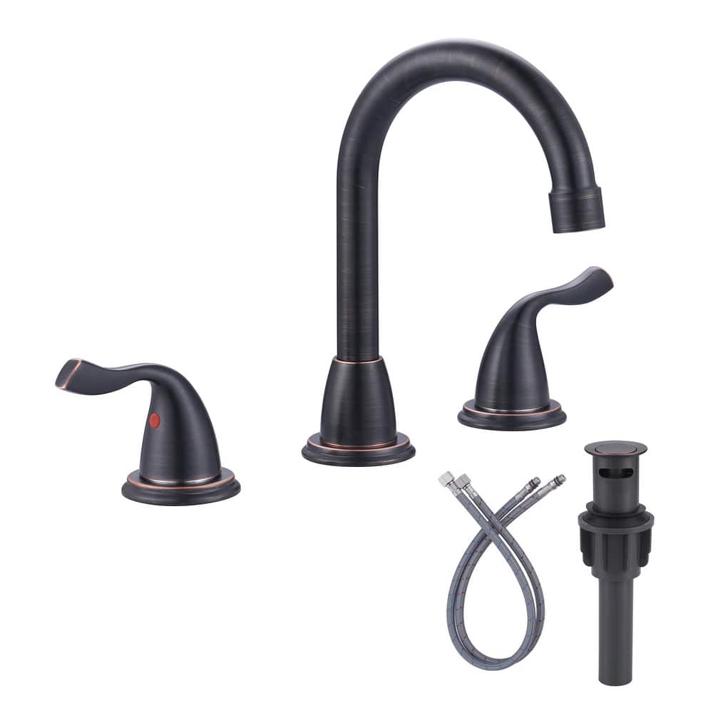 WOWOW 8 Inch Widespread Bathroom Faucet in Morden