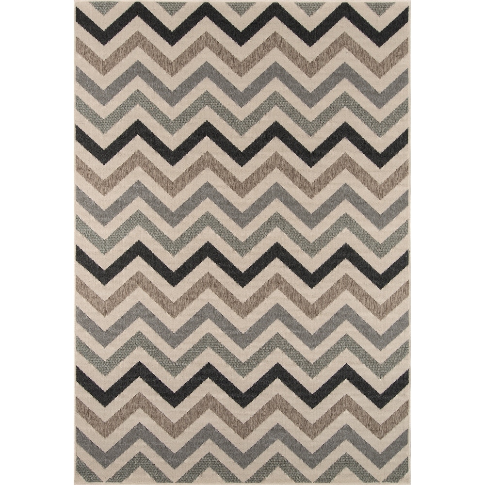 Momeni Baja Chevron Indoor Outdoor Rug.