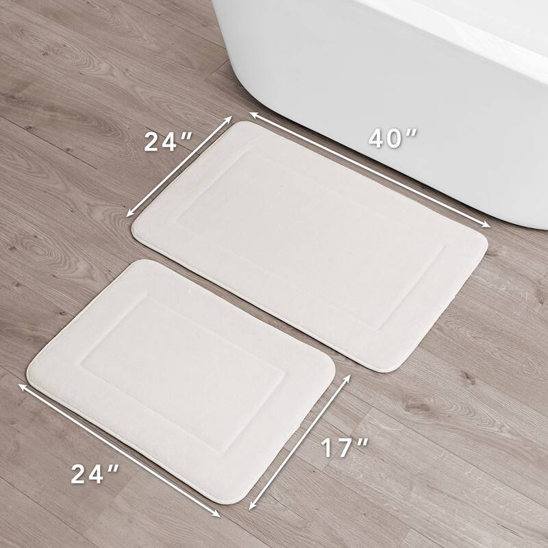 Oliver Brown Terry Memory Foam Bath Mat