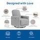 preview thumbnail 8 of 16, Baby Relax Step Swivel Nursery Chair with USB Charger