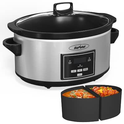 Sunvivi Programmable 6 Quart Slow Cooker