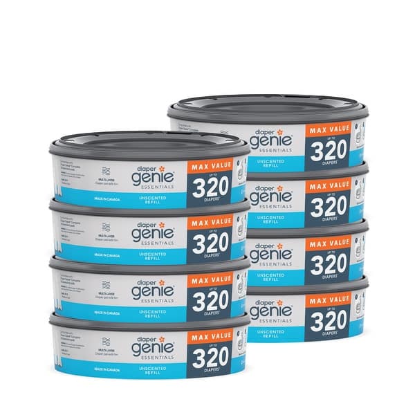 slide 2 of 3, Diaper Genie Essentials Round Refill - 8 pk - N/A