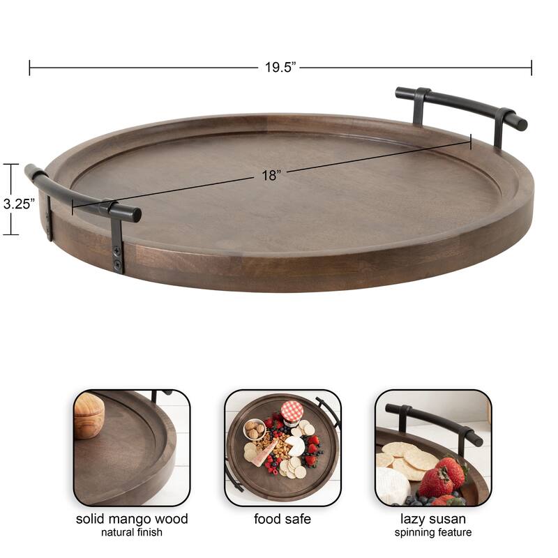 Kate and Laurel Bruillet Lazy Susan Tray