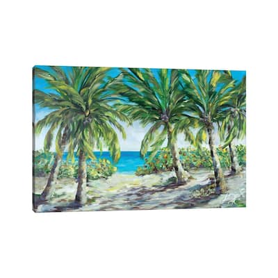 iCanvas "Tropical Palm Tree Paradise" by Julie Derice Canvas Print