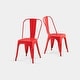 preview thumbnail 35 of 116, Industrial Metal 18 Inch Stackable Dining Chair Set