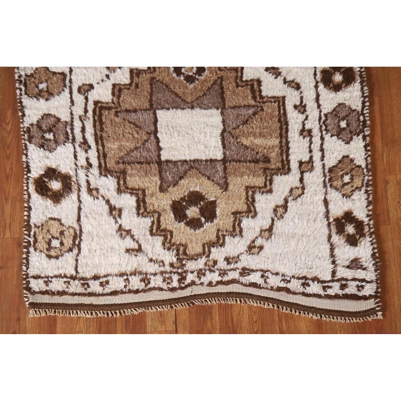 Anatolian Runner Rug Hand-knotted Oriental Wool Carpet - 3'5"x 11'5"