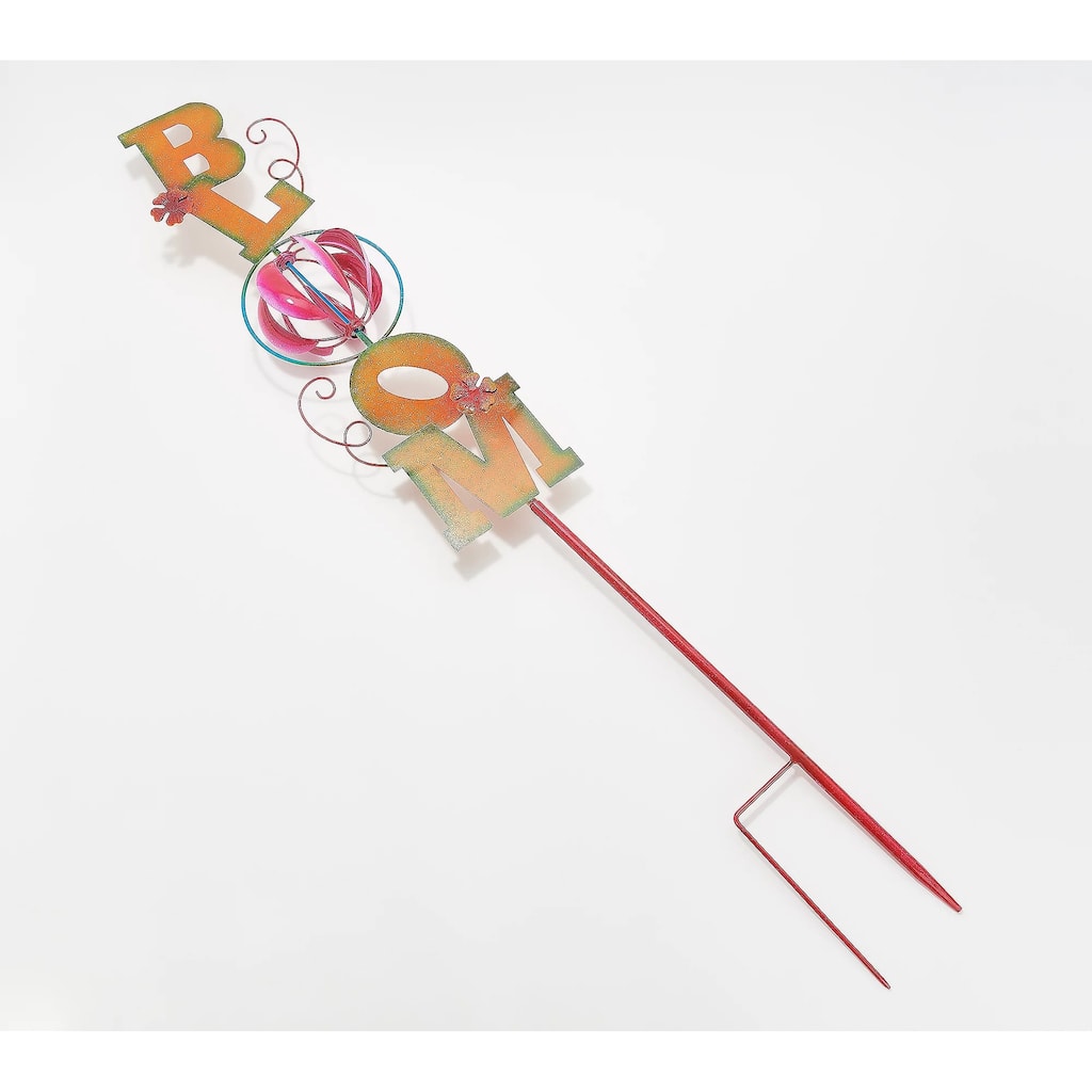 Metal kinetic stake, Bloom