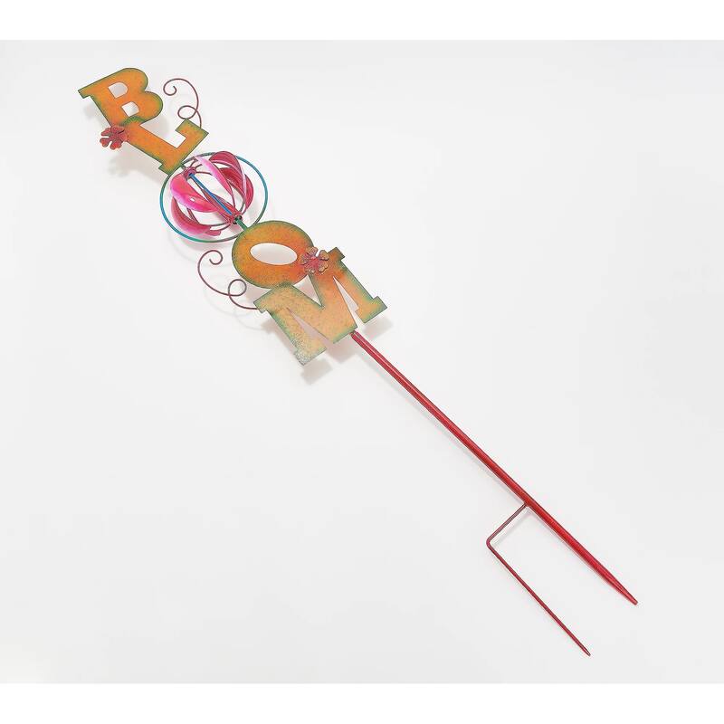 Metal kinetic stake, Bloom