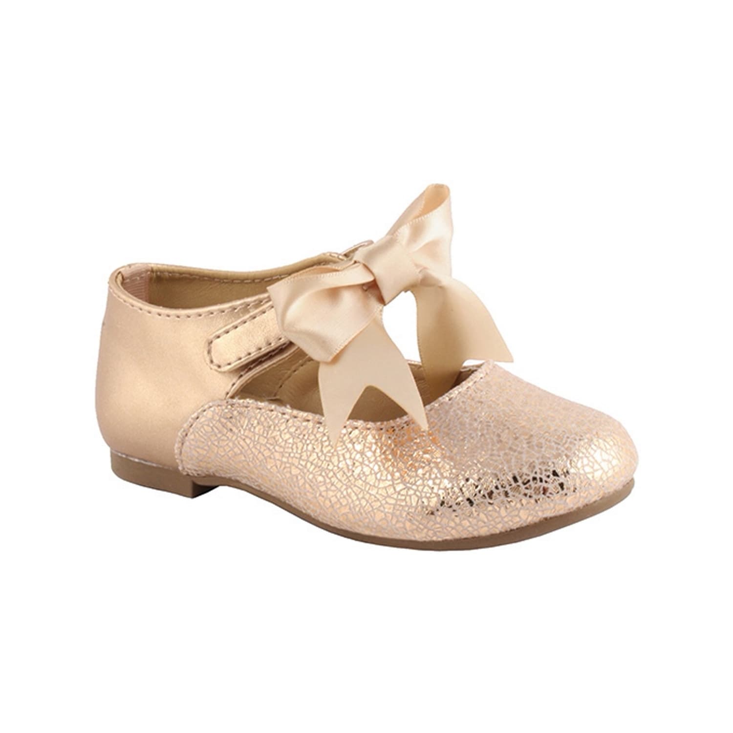 rose gold little girl shoes