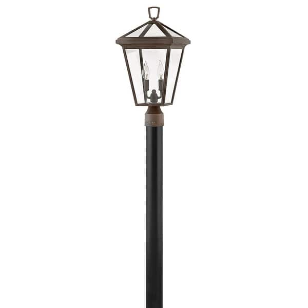 slide 1 of 1, Hinkley Lighting Alford Place 12v 3.5w 2 Light 20" Tall Open Air Oil Rubbed Bronze