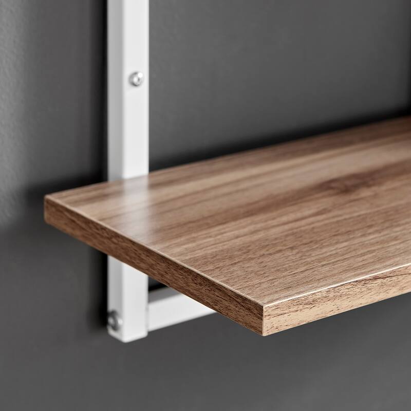 Rhodes 4 Tier Modern Floating Windowsill Wall Shelf