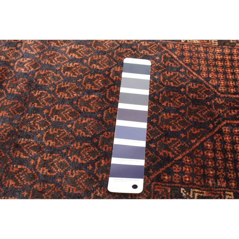 ECARPETGALLERY Hand-knotted Teimani Dark Navy Wool Rug - 2'10 x 4'9