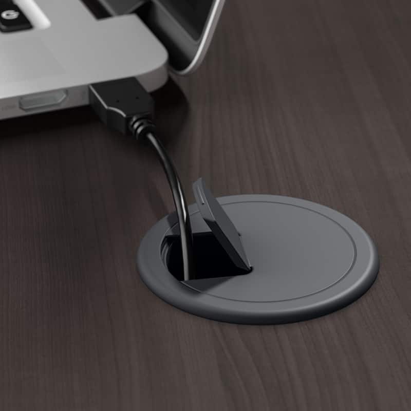 Cabot 60W L Shaped Computer Desk with Storage by Bush Furniture