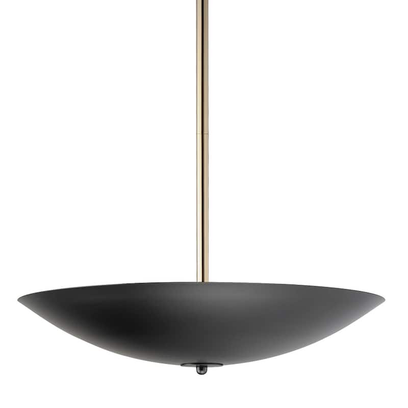Studio M SM81854 Vesta 24" Wide LED Pendant - French Gold / Black