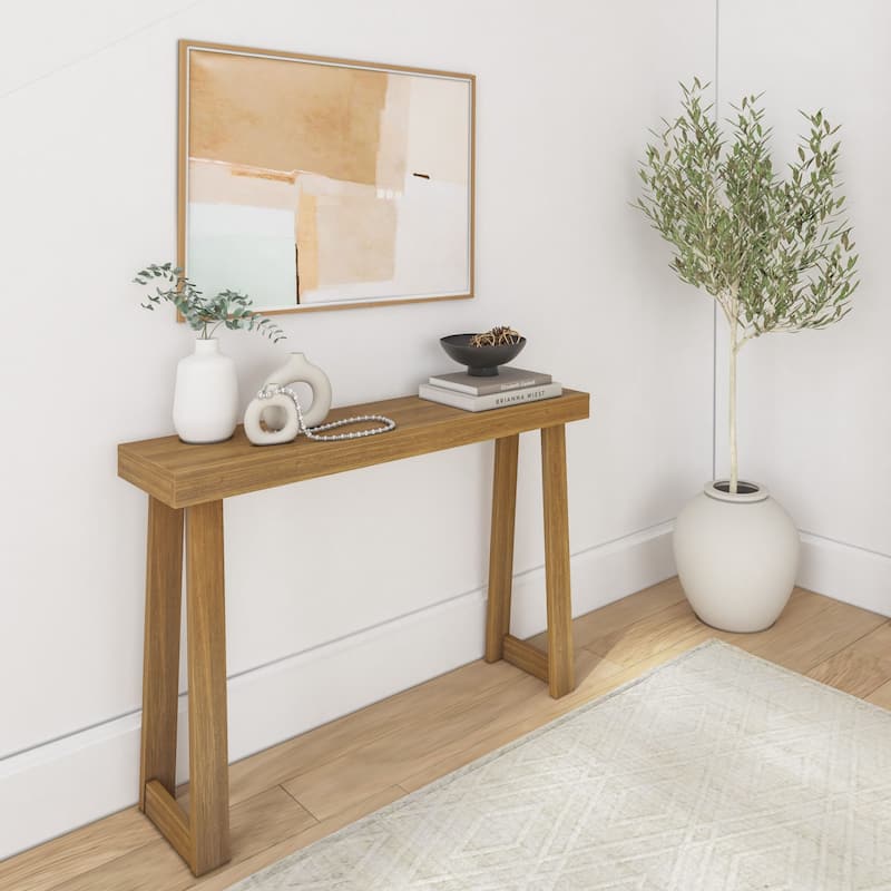 Plank and Beam Classic Console Table - 46" - Pecan