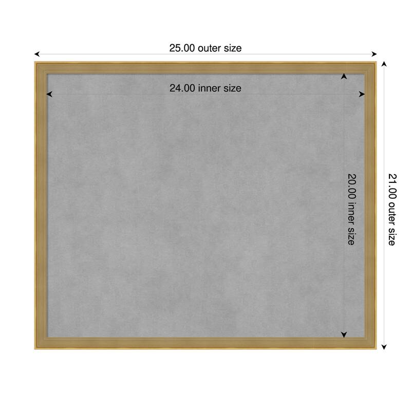 Amanti Art Incline Black Framed - 25 x 21 in - Incline Dark Gold