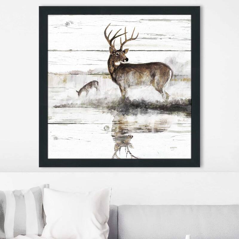 "Rustic Misty Deer" by Ruane Manning Print on Acrylic